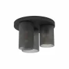 Luminaires Eglo COLOMERA Applique murale Noir, 3 lumières