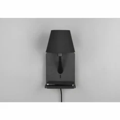 Lampes En Tissu-Luminaires Trio Comfort Applique murale Noir, 1 lumière