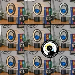 hofstein Cotas Lampe à poser LED Noir, 1 lumière