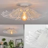 Luminaires Rustiques-hofstein Cristelo Plafonnier Blanc, 1 lumière