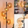 hofstein Dagan Lampadaire Ambre, 5 lumières