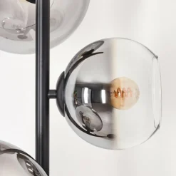 Suspension Verre Fumé-hofstein Dagan Lampadaire Clair, Fumé, 3 lumières