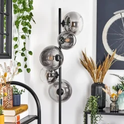 hofstein Dagan Lampadaire Clair, Fumé, 5 lumières