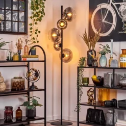 hofstein Dagan Lampadaire Clair, Fumé, 5 lumières