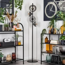 hofstein Dagan Lampadaire Clair, Fumé, 4 lumières