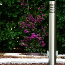 hofstein Dakar Eclairage de chemin Acier inoxydable, 1 lumière