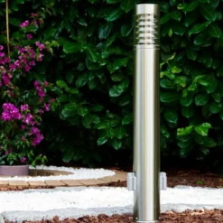 hofstein Dakar Eclairage de chemin Acier inoxydable, 1 lumière