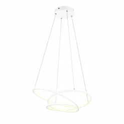 Luminaires Trio Darvin Suspension LED Blanc, 1 lumière* Éclairage Led