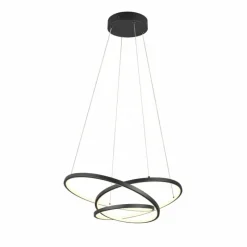 Luminaires Trio Darvin Suspension LED Noir, 1 lumière* Éclairage Led
