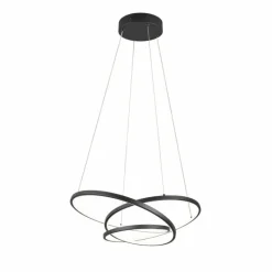Luminaires Trio Darvin Suspension LED Noir, 1 lumière* Éclairage Led