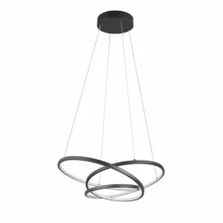 Luminaires Trio Darvin Suspension LED Noir, 1 lumière* Éclairage Led