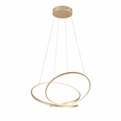Lampes Dorées-Luminaires Trio Darvin Suspension LED Or, 1 lumière