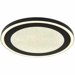 Luminaires Globo Lighting DAVIES Plafonnier LED Noir, 1 lumière* Éclairage Led