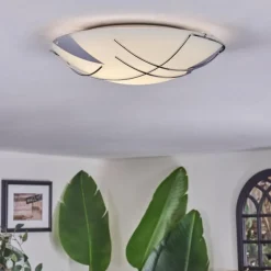 hofstein Davin Plafonnier Blanc, 1 lumière