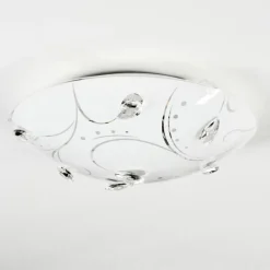 hofstein Davin Plafonnier LED Blanc, 1 lumière