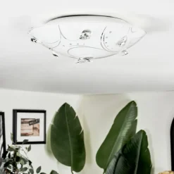 hofstein Davin Plafonnier LED Blanc, 1 lumière