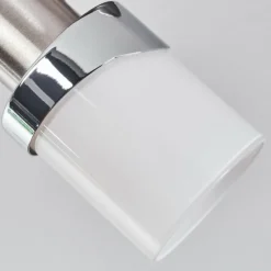 hofstein Davor Plafonnier, Spot de plafond Chrome, Nickel mat, 1 lumière