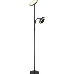 Luminaires Globo Lighting DAVYD Lampadaire LED Noir, 1 lumière* Éclairage Led