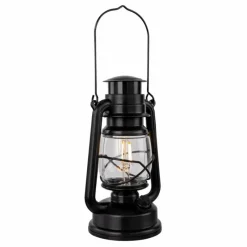 Luminaires Rustiques-Luminaires Globo Lighting Décor Globo CERTALDO LED Noir, 1 lumière