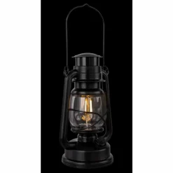 Luminaires Rustiques-Luminaires Globo Lighting Décor Globo CERTALDO LED Noir, 1 lumière