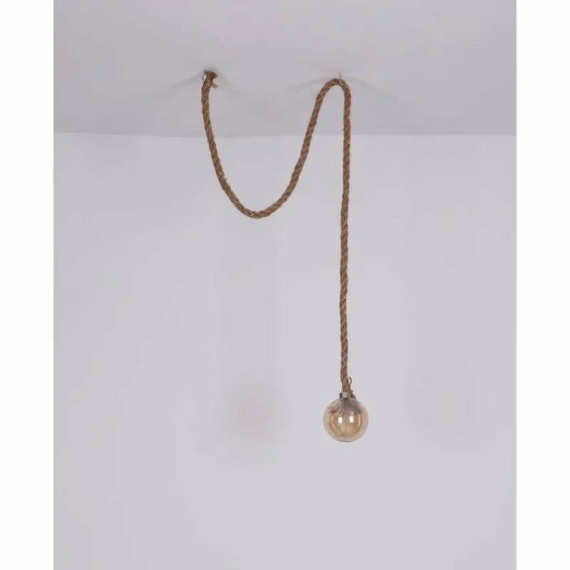 Luminaires Globo Lighting Décor Globo ROVETO Brun, 1 lumière