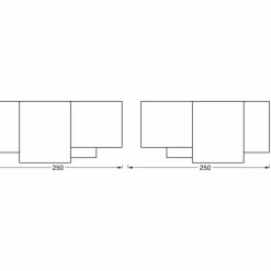 Luminaires Ledvance DECOR Applique murale / Plafonnier LED Blanc, 1 lumière* Éclairage Led