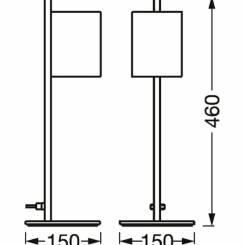 Lampes En Bois-Luminaires Ledvance DECOR Applique murale / Plafonnier LED Noir, 1 lumière