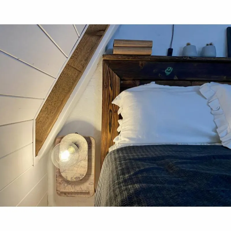 Lampes En Bois-Luminaires Ledvance DECOR Applique murale / Plafonnier Couleur bois, Noir, 1 lumière