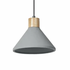 Lampes En Bois-Luminaires Ledvance DECOR Applique murale / Plafonnier Gris, Couleur bois, 1 lumière