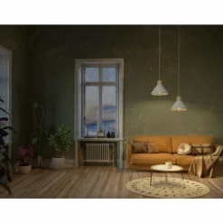 Lampes En Bois-Luminaires Ledvance DECOR Applique murale / Plafonnier Gris, Couleur bois, 1 lumière