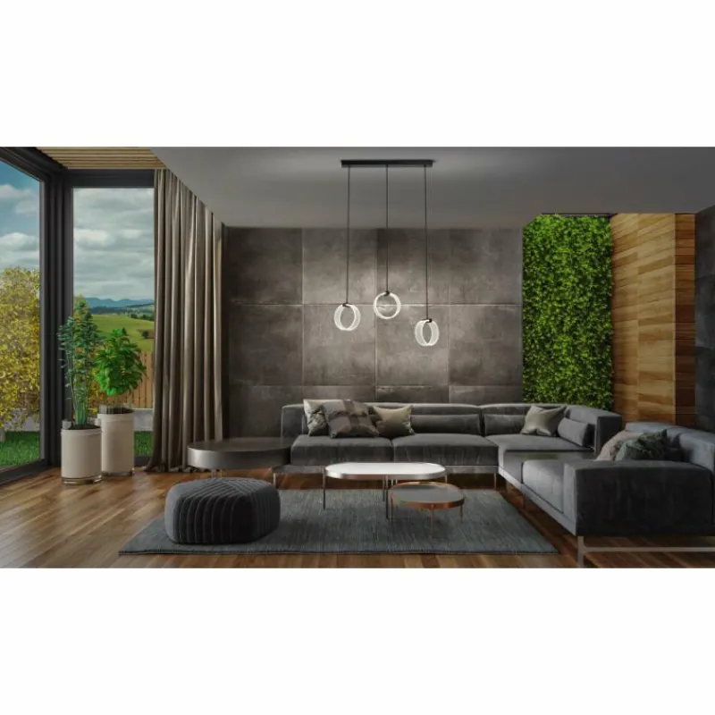 Luminaires Ledvance DECOR Applique murale / Plafonnier LED Noir, 1 lumière* Éclairage Led