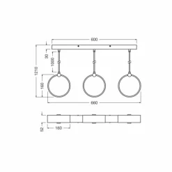 Luminaires Ledvance DECOR Applique murale / Plafonnier LED Noir, 1 lumière* Éclairage Led