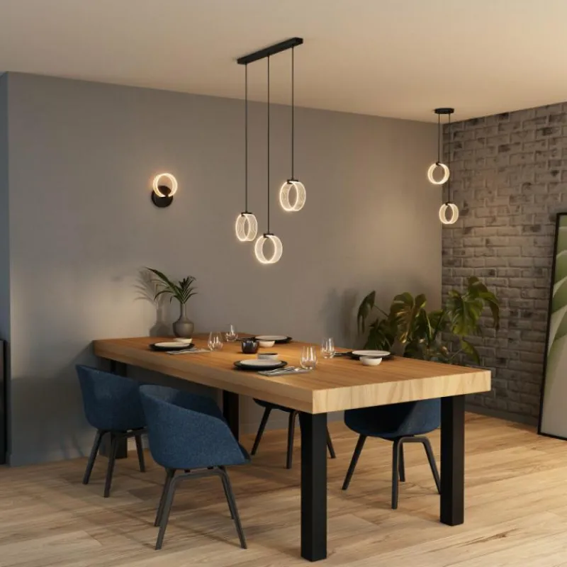 Luminaires Ledvance DECOR Applique murale / Plafonnier LED Noir, 1 lumière* Éclairage Led