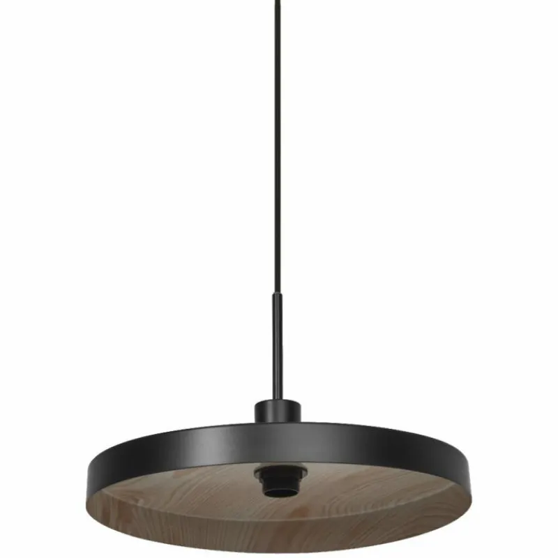 Lampes En Bois-Luminaires Ledvance DECOR Applique murale / Plafonnier Noir, 1 lumière