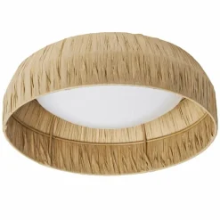 Lampes En Bois-Luminaires Ledvance DECOR Applique murale / Plafonnier LED Brun, 1 lumière