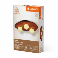 Luminaires Ledvance DECOR Applique murale / Plafonnier Brun, 3 lumières