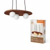 Luminaires Ledvance DECOR Applique murale / Plafonnier Brun, 3 lumières
