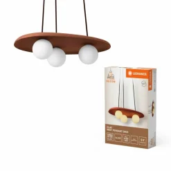 Luminaires Ledvance DECOR Applique murale / Plafonnier Brun, 3 lumières