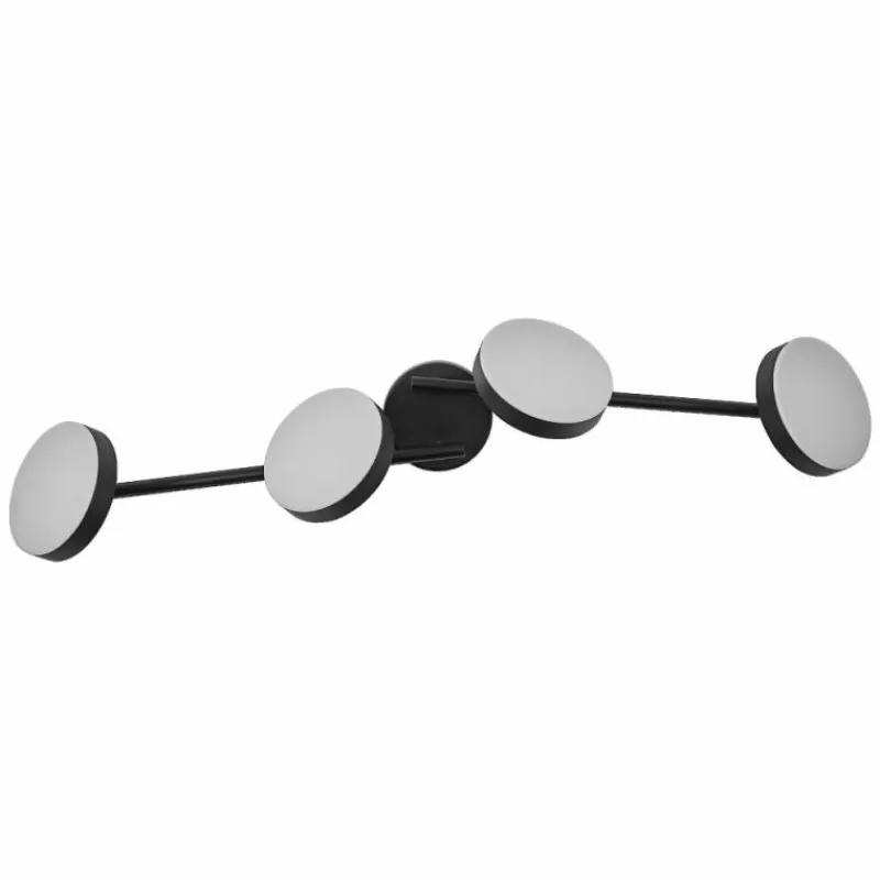 Luminaires Ledvance DECOR Applique murale / Plafonnier LED Noir, 4 lumières* Éclairage Led