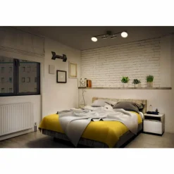 Luminaires Ledvance DECOR Applique murale / Plafonnier LED Noir, 4 lumières* Éclairage Led