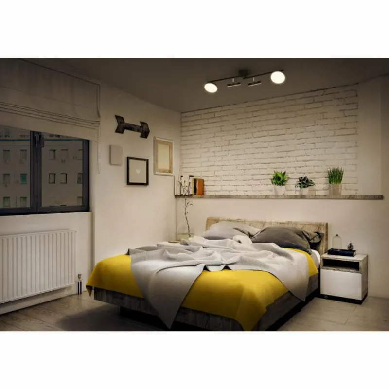 Luminaires Ledvance DECOR Applique murale / Plafonnier LED Noir, 4 lumières* Éclairage Led