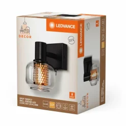 Luminaires Ledvance DECOR Applique murale / Plafonnier LED Noir, 1 lumière