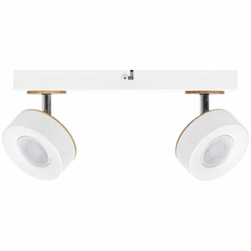 Lampes En Bois-Luminaires Ledvance Decor Plafonnier LED Blanc, 2 lumières