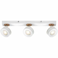 Lampes En Bois-Luminaires Ledvance Decor Plafonnier LED Blanc, 3 lumières