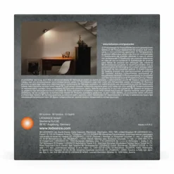 Lampes En Bois-Luminaires Ledvance Decor Plafonnier LED Noir, 1 lumière