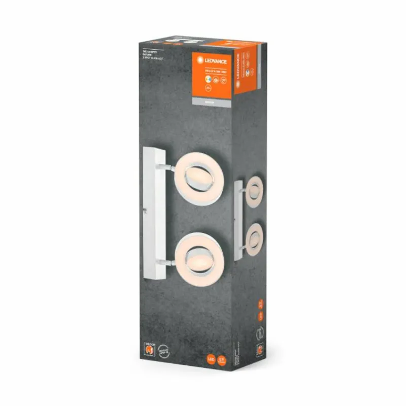 Luminaires Ledvance Decor Plafonnier LED Blanc, 2 lumières* Éclairage Led