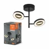 Luminaires Ledvance Decor Plafonnier LED Noir, 2 lumières* Éclairage Led