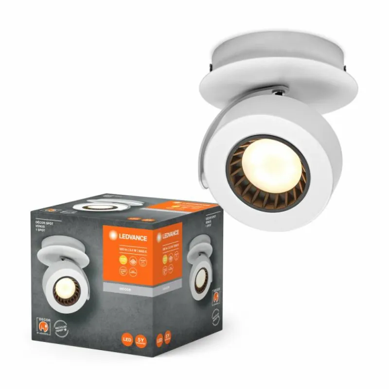 Luminaires Ledvance Decor Plafonnier LED Blanc, 1 lumière* Éclairage Led
