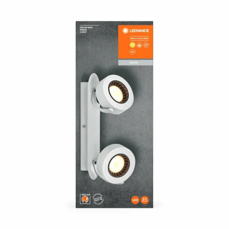 Luminaires Ledvance Decor Plafonnier LED Blanc, 2 lumières* Éclairage Led