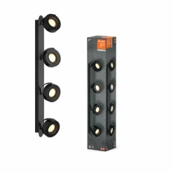 Luminaires Ledvance Decor Plafonnier LED Noir, 4 lumières* Éclairage Led